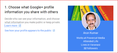 Procedura guidata per le impostazioni sulla privacy di Google