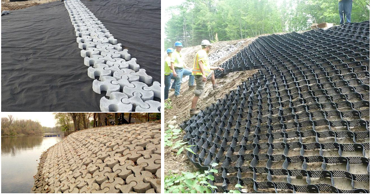 An innovative erosion control system will prevent potential disasters ...