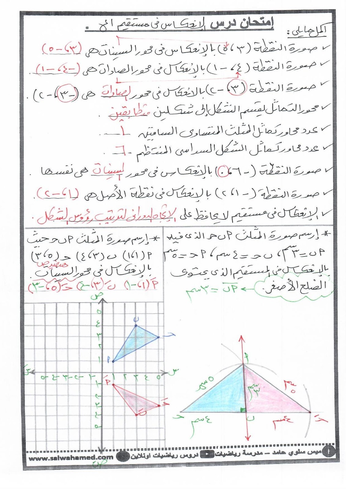 كم مستقيم يقسم الشكل