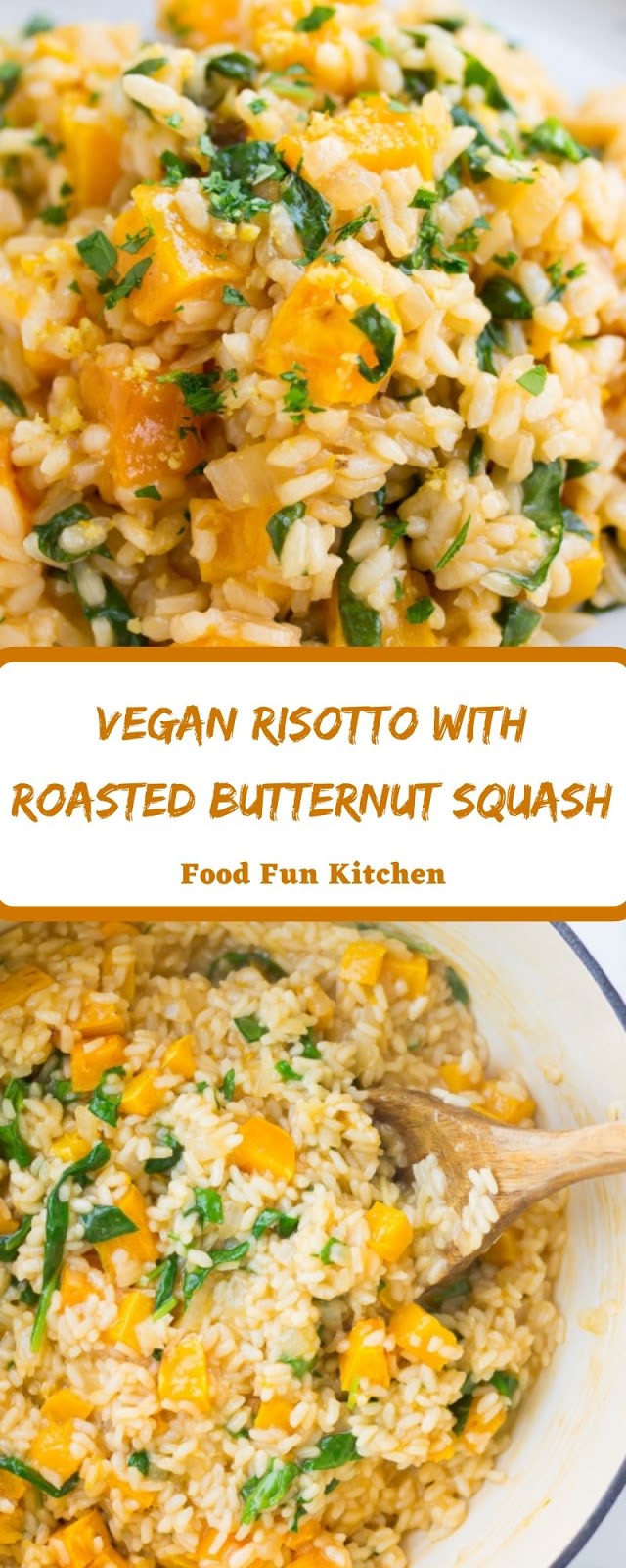 VEGAN RISOTTO WITH ROASTED BUTTERNUT SQUASH