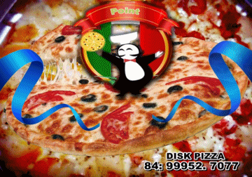 Temos várias opções de Pizzas salgadas e doces a sua escolha.