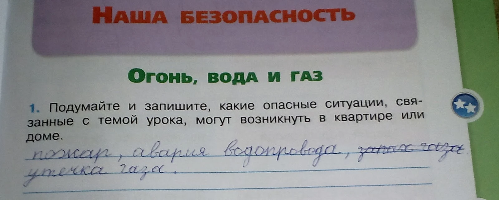 какие опасные ситуации могут возникнуть дома. окружающий мир 3 класс учебник 2 часть стр 4 5 6. укажи стрелкой правильное действие для каждого случая. 3 класс. правила действий при аварии водопровода.