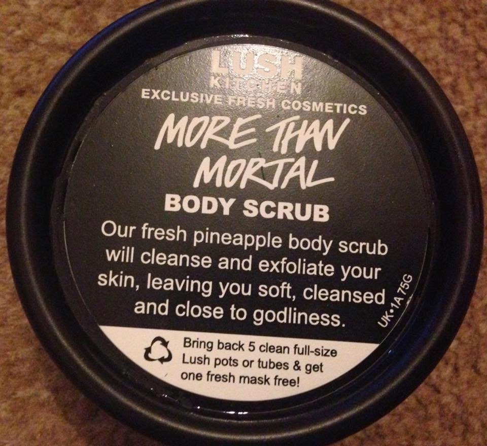 All Things Lush UK More Than Mortal Body Scrub