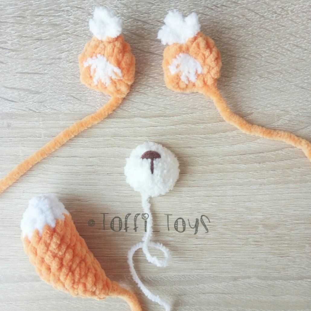 Crochet squirrel free amigurumi pattern