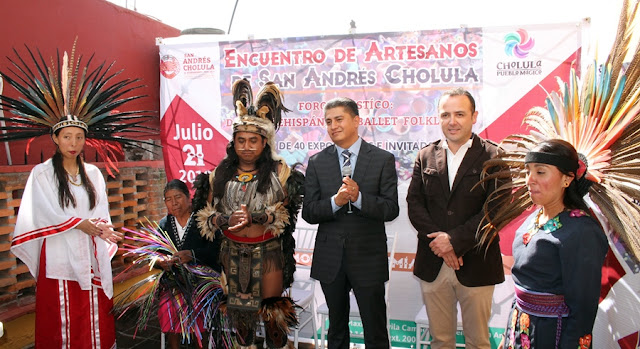 Presentan el primer Encuentro de Artesanos de San Andrés Cholula