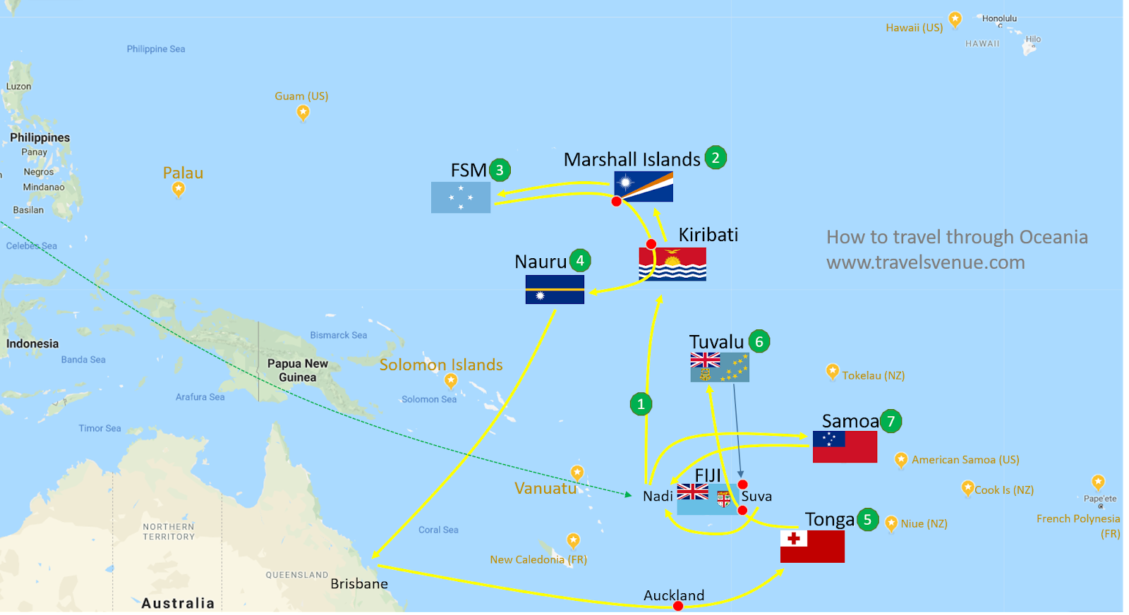 How to visit the remote countries in Oceania? - Sven's Travel Venues
