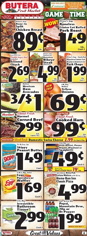 Butera Weekly Sale September 4 - 10, 2019