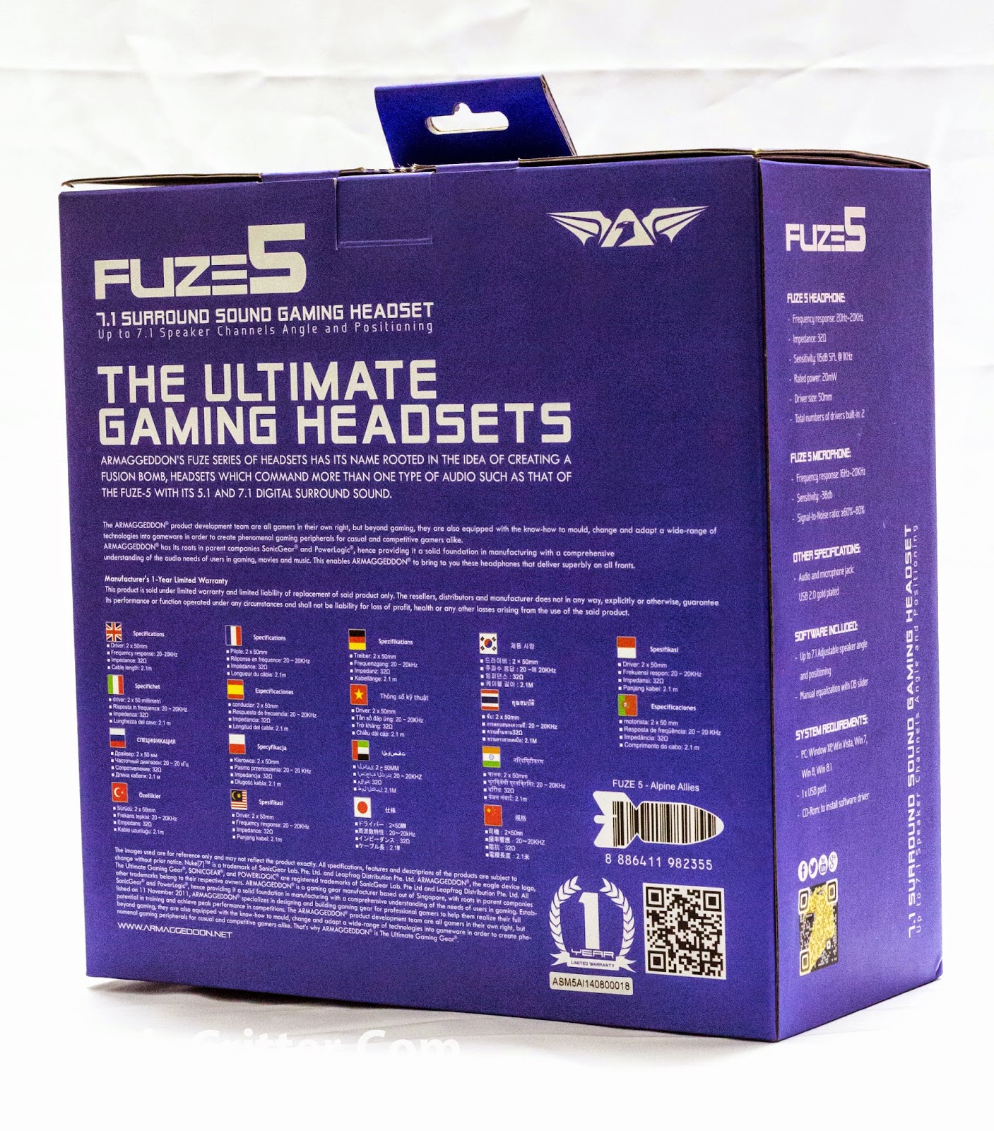 Unboxing & Review: Armaggeddon Fuze 5 USB Gaming Headset