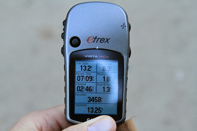 Garmin Read Out at the End of the Hike