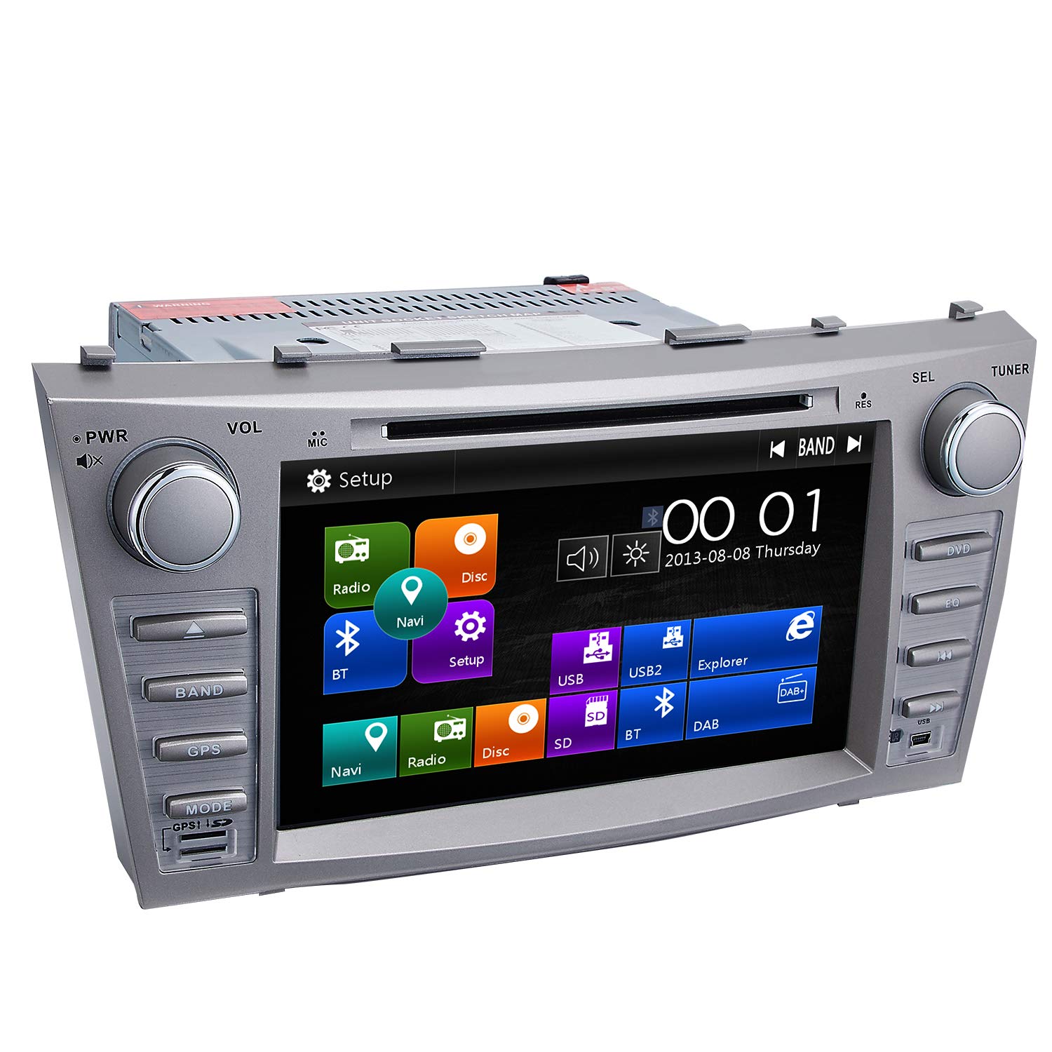 Car Stereo DVD PlayerDouble Din inDash, Multimedia Receiver with