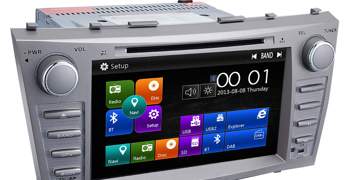 Car Stereo DVD PlayerDouble Din inDash, Multimedia Receiver with