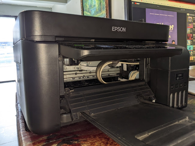 Impresora Epson con sistema de tinta de fábrica