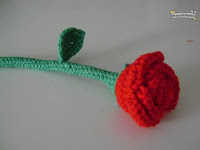 PATRON GRATIS ROSA AMIGURUMI 514