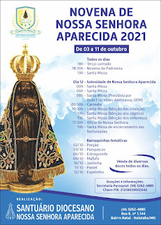 Romaria, Novena, Rosário e Festa da Padroeira 12 de outubro Diocese de Ituiutaba MG