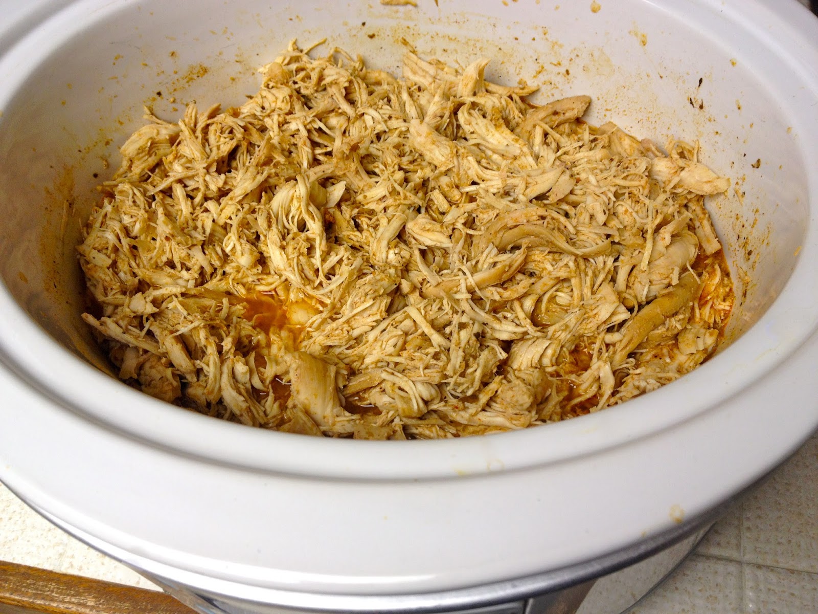 Mexican Shredded Chicken in a Crock Pot