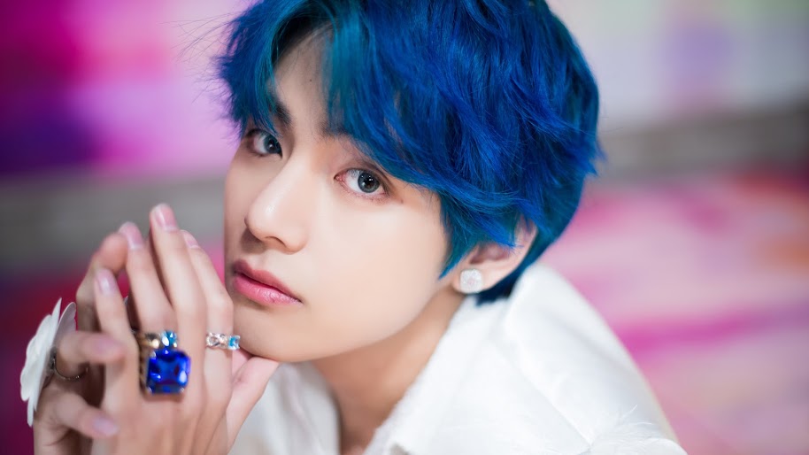 V Bts Boy With Luv 4k Wallpaper 86
