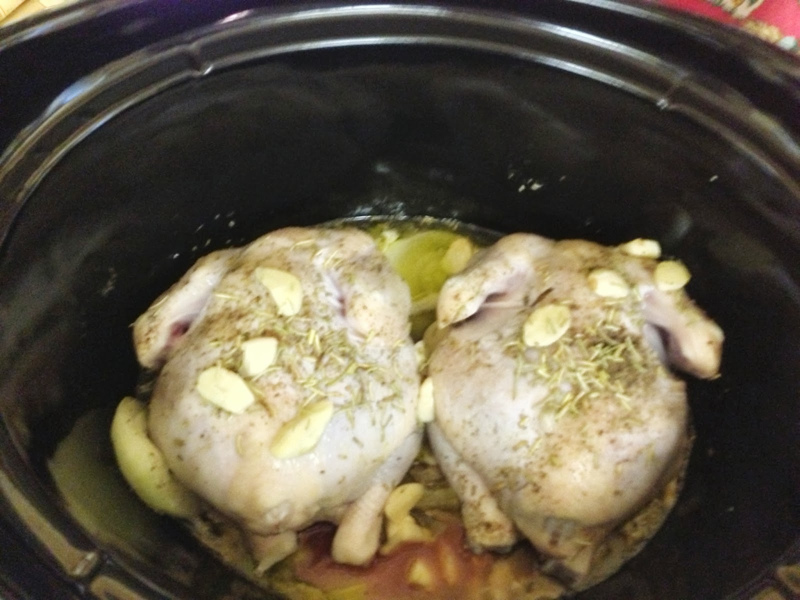 Recipes for Sergey Crock Pot Rosemary Cornish Game Hen