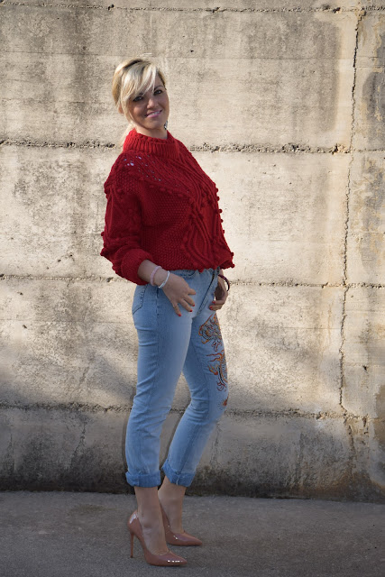 outfit jeans e tacchi abbinamento jeans e tacchi come abbinare jeans e tacchi outfit marzo 2017 mariafelicia magno fashion blogger colorblock by felym fashion blog italiani fashion blogger italiane blogger italiane 