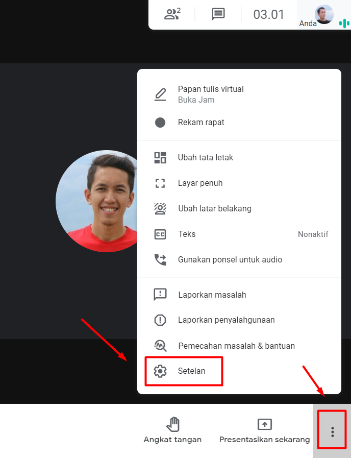 Penyebab Suara Tidak Terdengar Saat Berbagi Layar [Google Meet] Taufik Junaidie