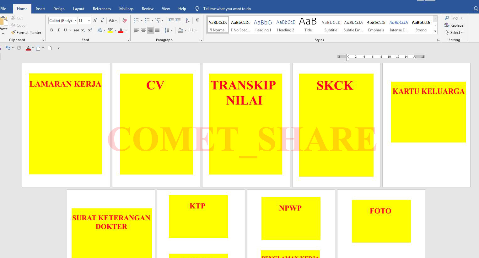 Cara Membuat Lamaran Kerja Dalam Bentuk PDF Di Microsoft ...