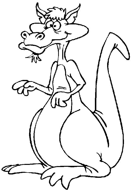 sullen dragon coloring pages >> Disney Coloring Pages