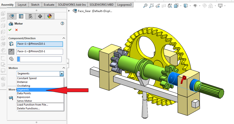 Solidworks Assignment Help Solidworks Motion Study Tutorials Face_Gear