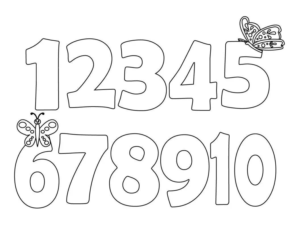 Coloring Pages For Numbers