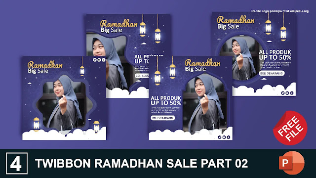 Free Twibbon PPT : Contoh Twibbon Ramdhan Powerpoint Sale Gratis