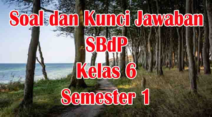 Soal dan Kunci Jawaban Ulangan Harian SBdP Kelas 6 SD/MI
