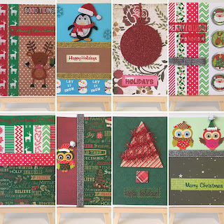 SeaCity handmade Christmas cards