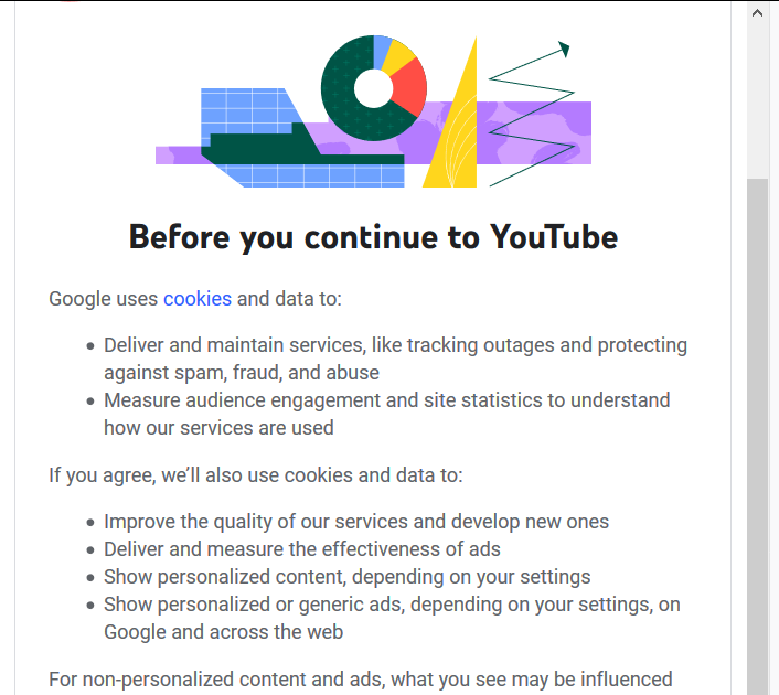 survival8 Before you continue to YouTube, Google uses cookies and data