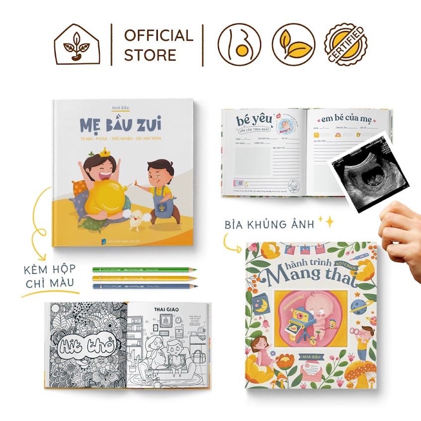 [A116] Mua ngay những cuốn sách thai giáo hay nhất cho Bà Bầu