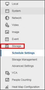Hikvision motion detection recording not working