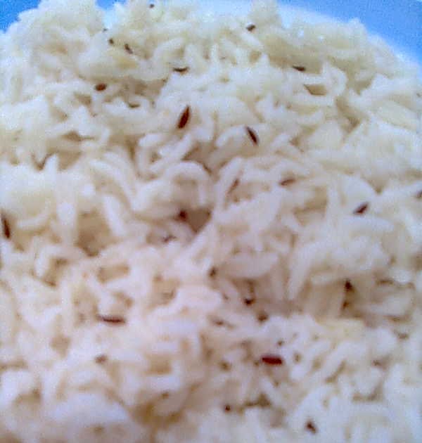 Fast Indian Recipes: Microwave Jeera Rice (Cumin Rice)