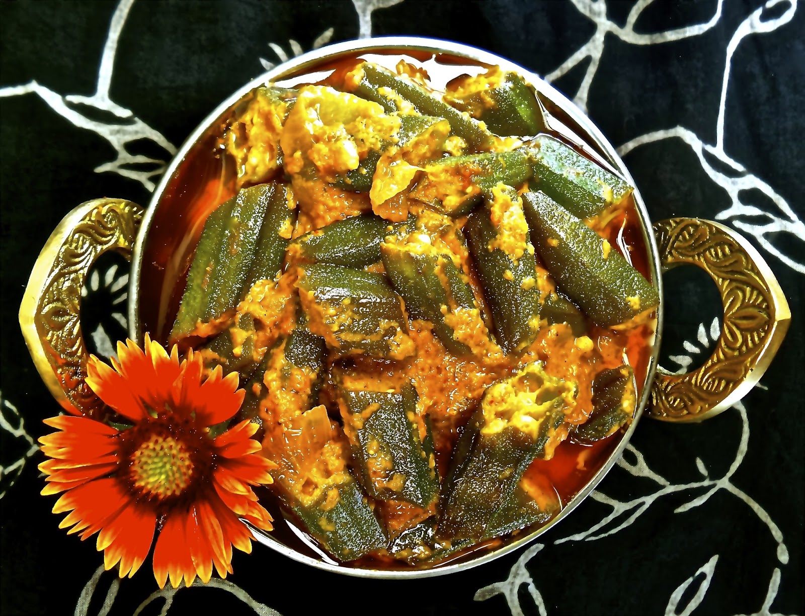 Keep Calm & Curry On Dahi Bhindi (Curried Okra with Yogurt)