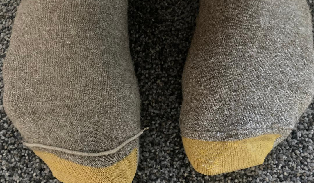 The Second Half of My Life Sock Seam Solution