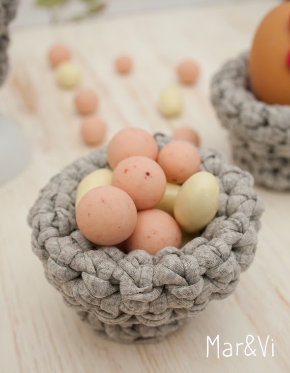 Cestillos de Pascua de trapillo