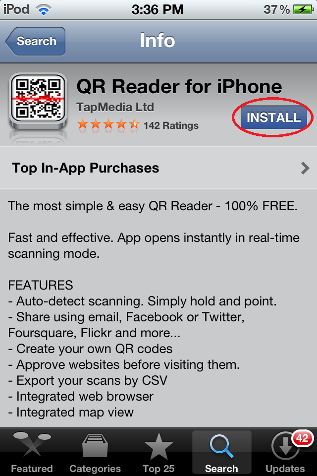 Cài đặt QR Code cho ipod touch | PHẦN MỀM CHO IPHONE, GAME IPHONE