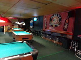 Pool room at Ned's