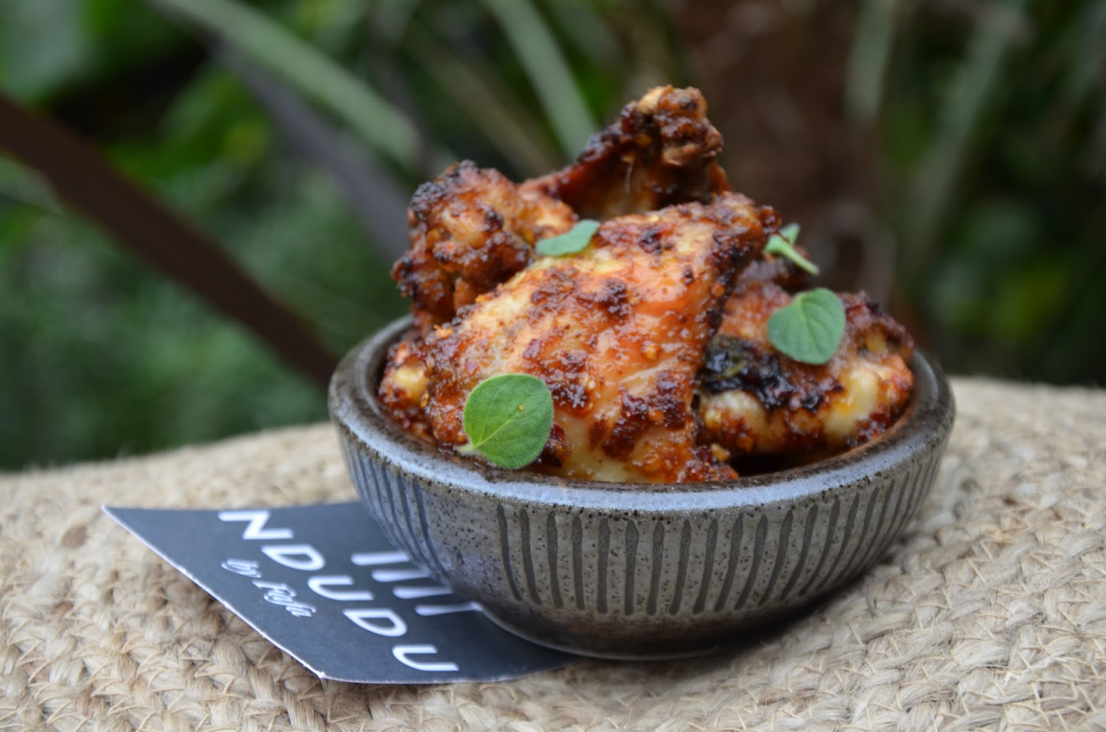 Ndudu by Fafa CHILLI & OREGANO GRILLED CHICKEN WINGS