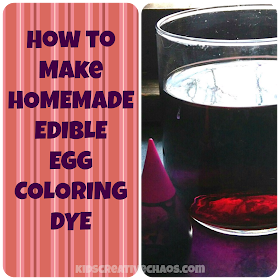 Make Edible Egg Coloring Dye to Use with Your Dudley Egg Spinner: Recipe