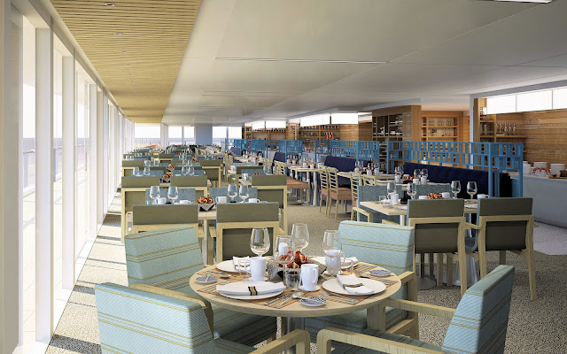 The World Café offers yet another dining choice while onboard. All photos: © Viking Cruises. Unauthorized use is prohibited.