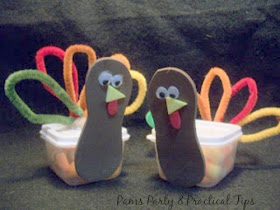 Turkey Candy Treat Boxes 