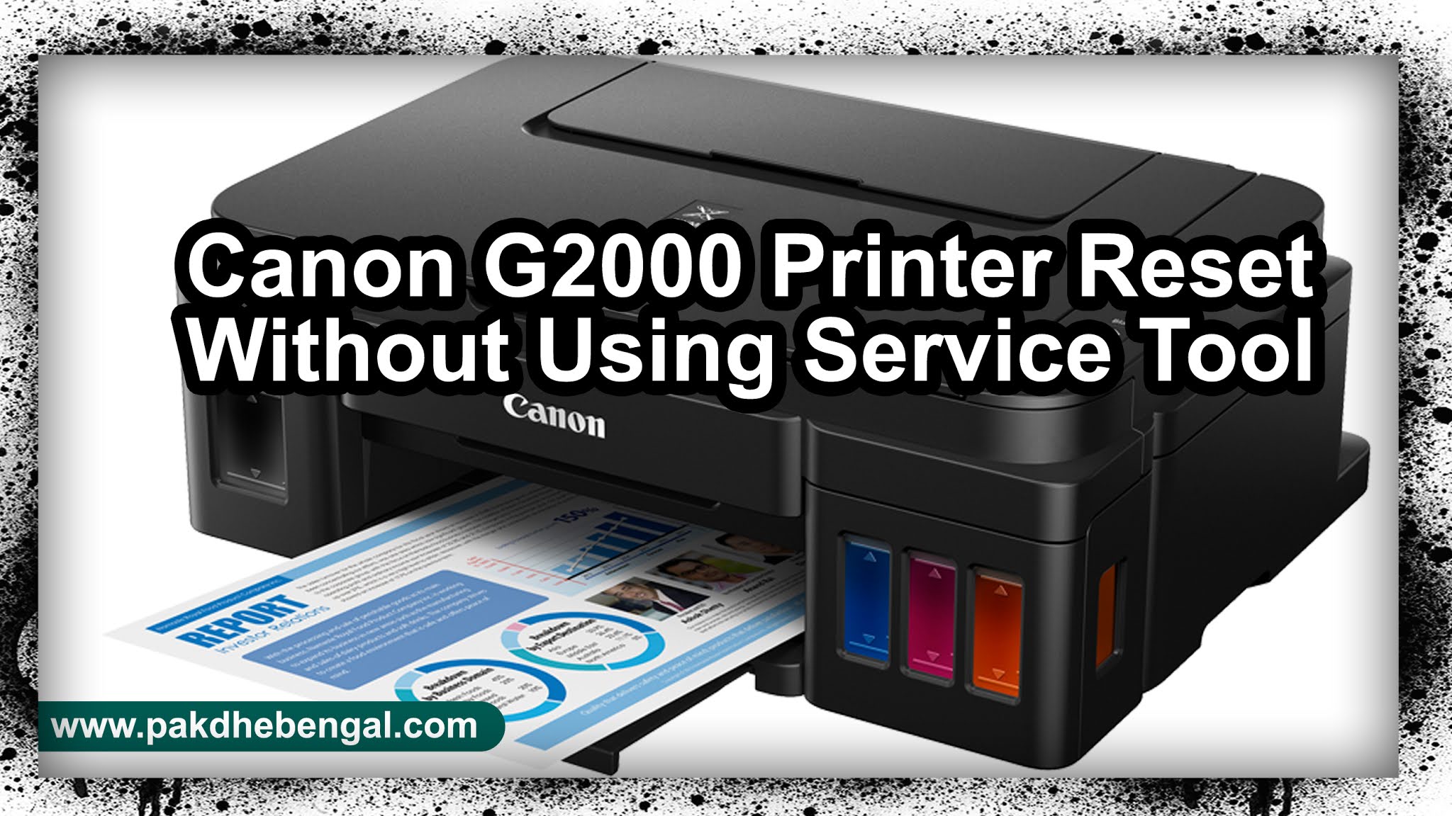 Cara Reset Printer Canon G2000 Tanpa Software