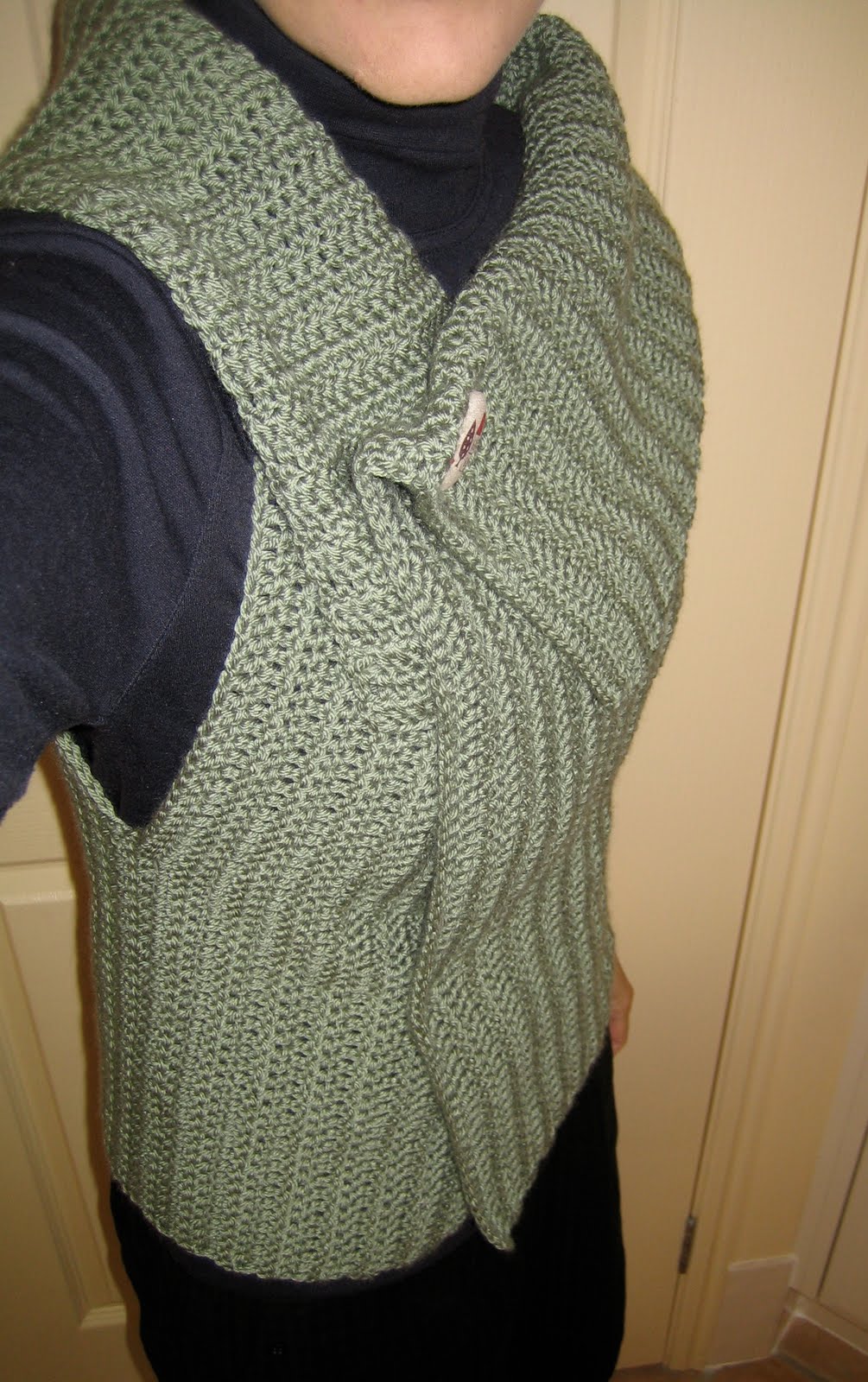 gilet crochet debutant