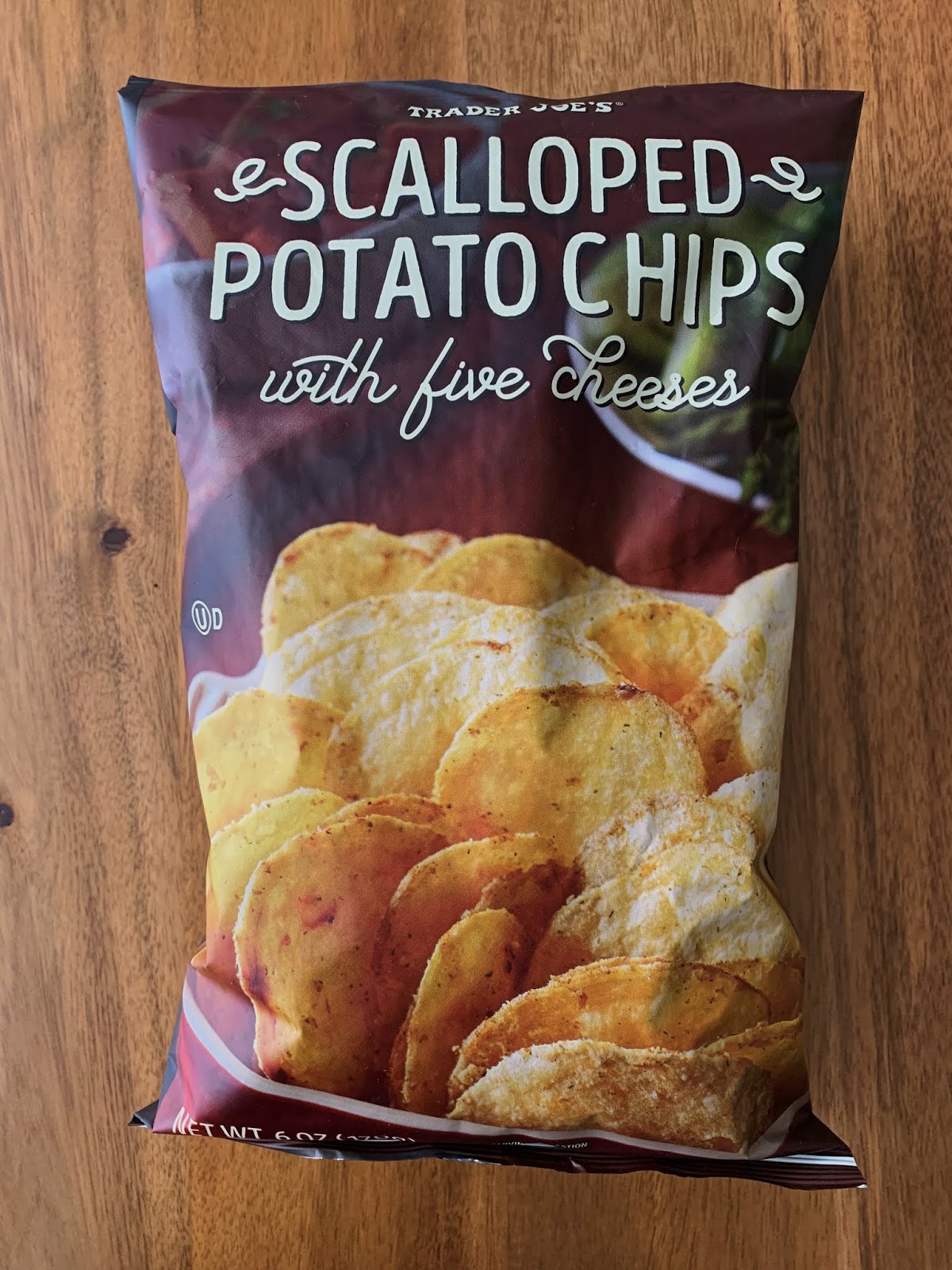 Trader Joe's Scalloped Potato Chips with Five Cheeses