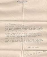 Carole Landis 1943 Letter