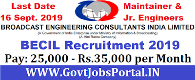 BECIL Recruitment 2019