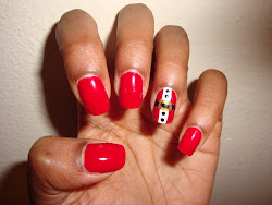 nails christmas nail santa suit designs finger ring amaze fashiondivadesign via