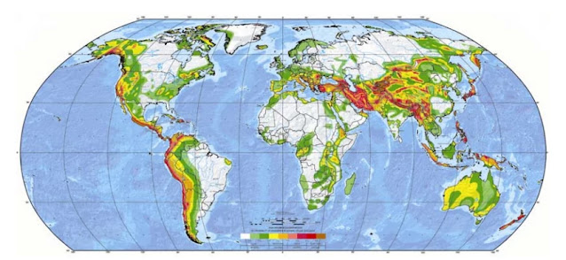 Zonas sísmicas del mundo